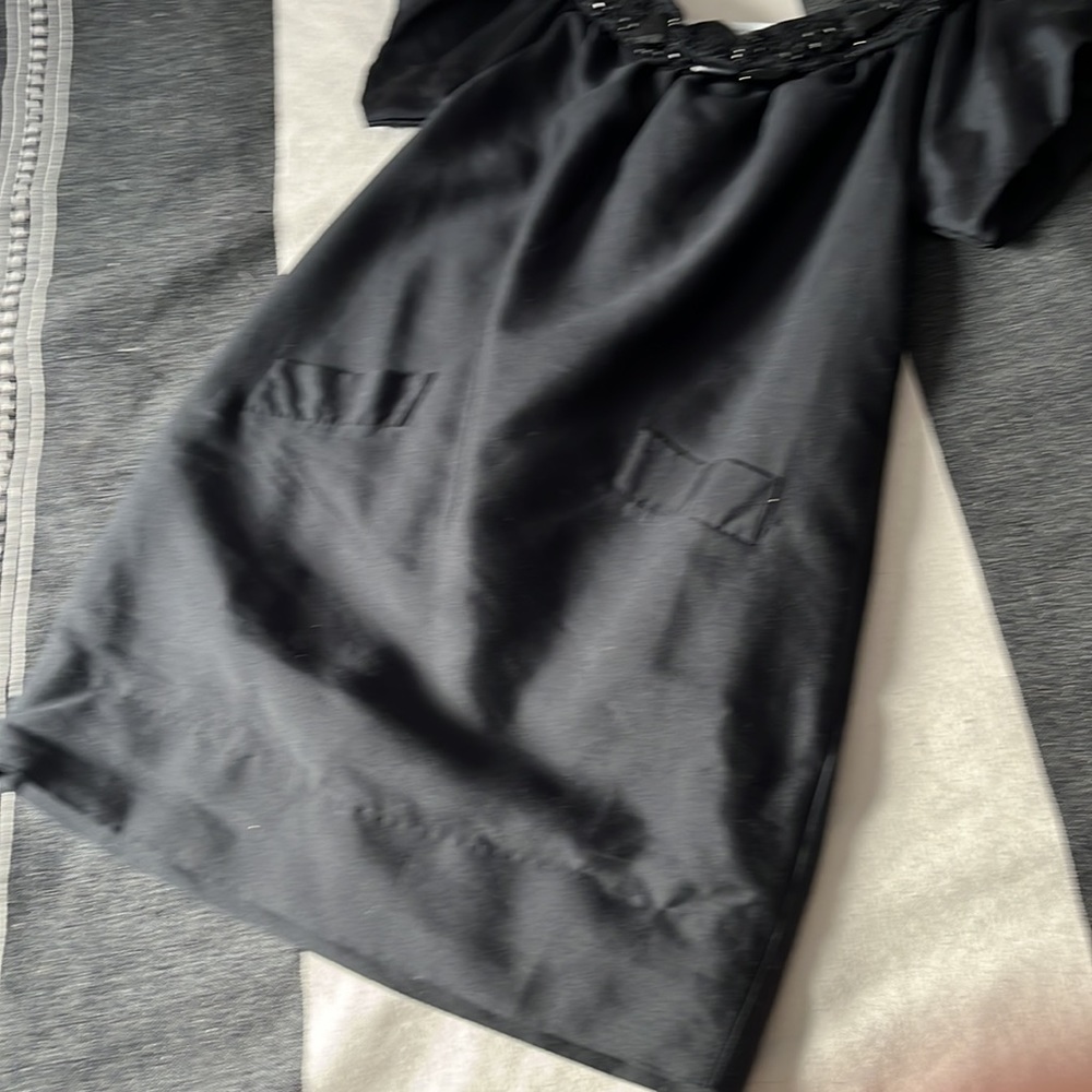 Gold Hawk black Audrey Hepburn Dress XS